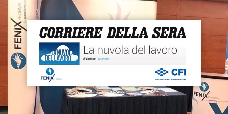 IL WBO FENIX PHARMA SULLA “NUVOLA DEL LAVORO” DEL CORRIERE DELLA SERA